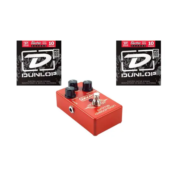 Dunlop MXR M69 Pedal with Two Sets of Dunlop DEN1046 Strings