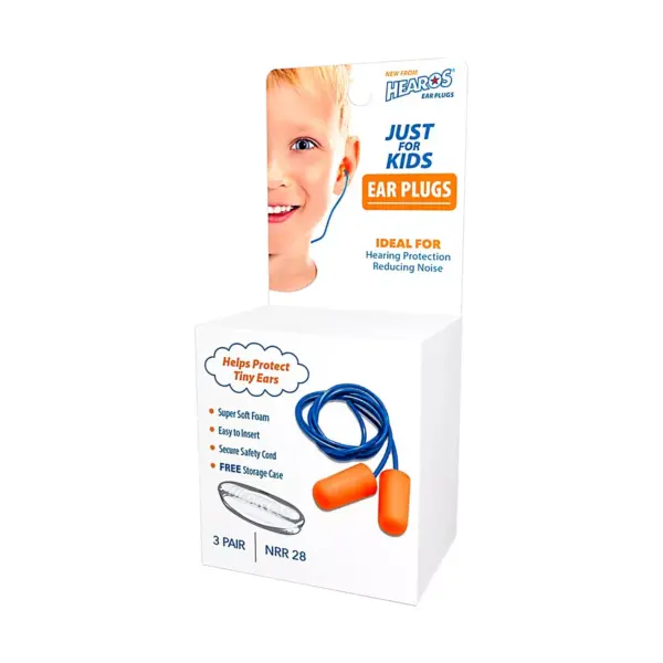 Hearos Just for Kids Ear Plugs - 3 Pairs