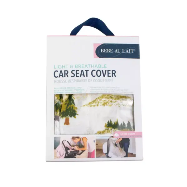 Bebe au Lait Muslin Car Seat Cover - Wyoming