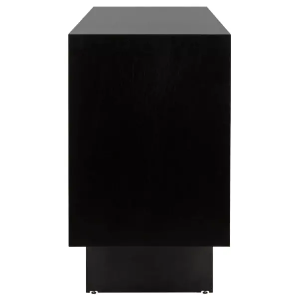 Jonna Wood Cabinet Brown/Black - Safavieh