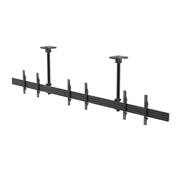 Monoprice 3x1 Menu Board Ceiling Mount For Displays Between 32in to 65in, Max Weight 66 lbs. ea., VESA Patterns up to 600x400 - Commercial Series