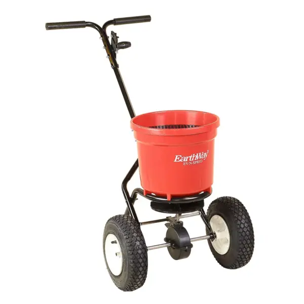 Earthway 2150 50lb Commercial Broadcast Walk-Behind Garden Seed Salt Spreader