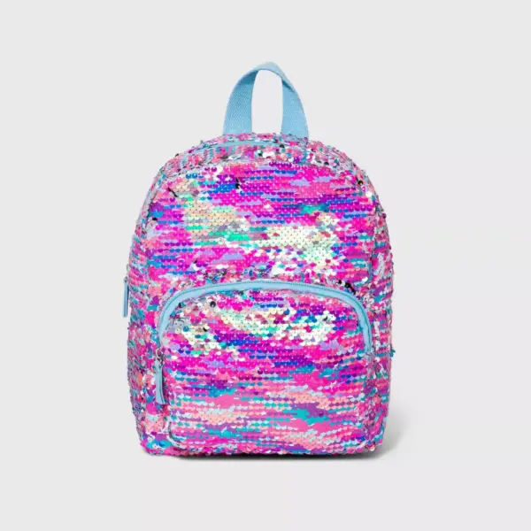 Girls' Sequin Mini Backpack - Cat & Jack™ Pink