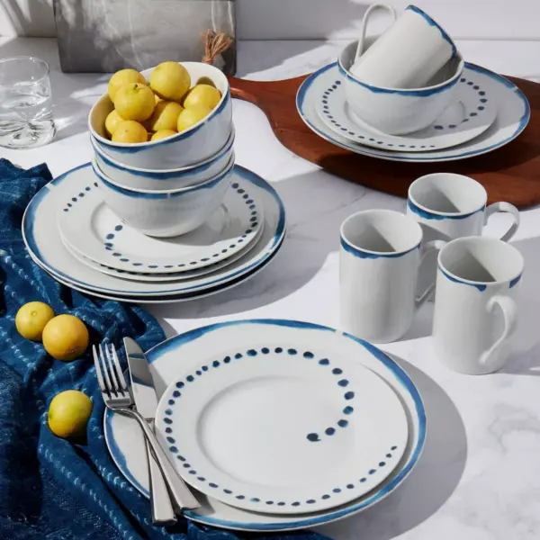 16pc Porcelain Isla Dinnerware Set - Tabletops Gallery