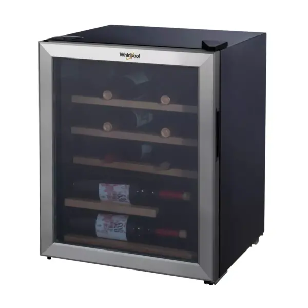 Whirlpool 25 Bottle 2.7 cu ft Wine Fridge - Stainless Steel WHW27S