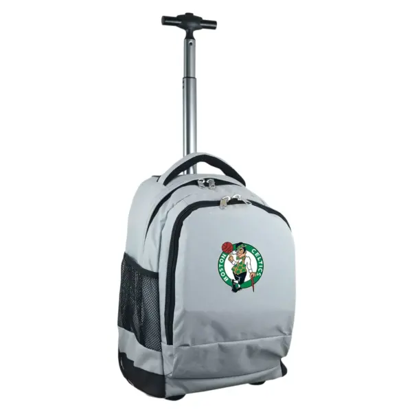 NBA Boston Celtics Mojo Premium Wheeled Backpack - Gray