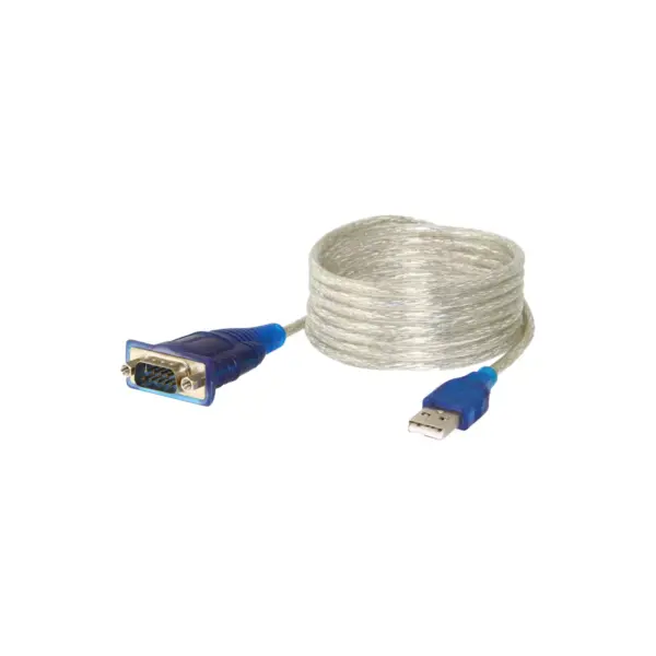 Sabrent Serial Cable - 6 ft Serial Data Transfer Cable - USB - 9-pin DB-9 Serial