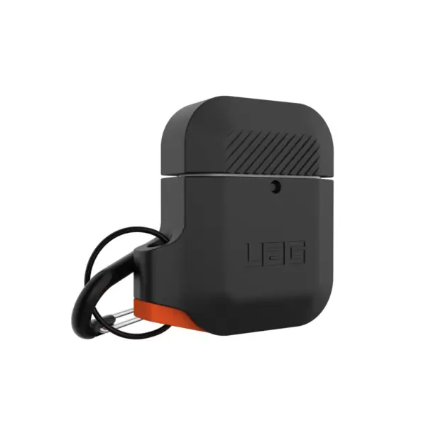 Urban Armor Gear (UAG) Apple Airpods (1st/2nd Gen) Silicone Case - Black/Orange