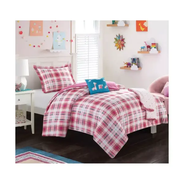 4pc Twin Cady Comforter Set Pink - Chic Home Design