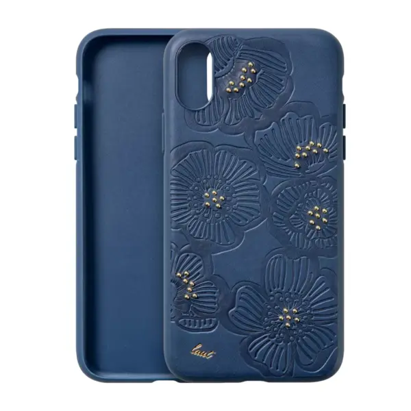 LAUT Apple iPhone XS Max Flora Case - Blue