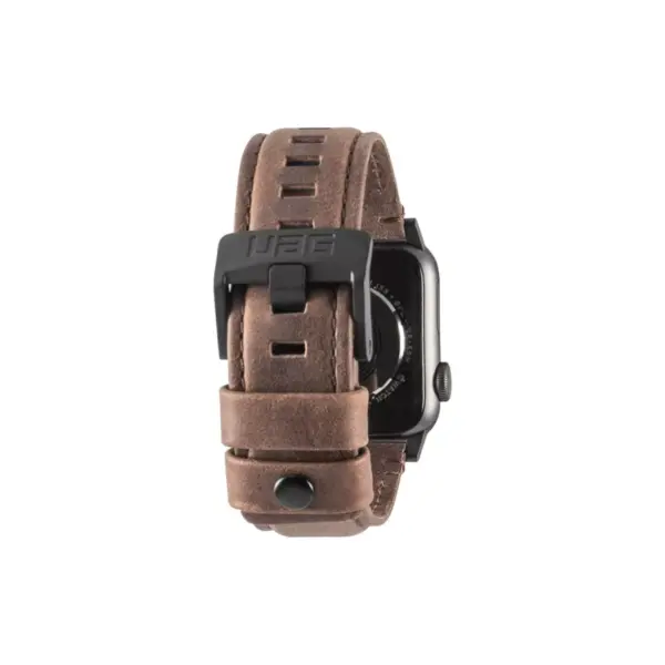 Urban Armor Gear (UAG) Apple Watch 38/40mm (Series 6/5/4 & Watch SE) Leather Strap - Brown