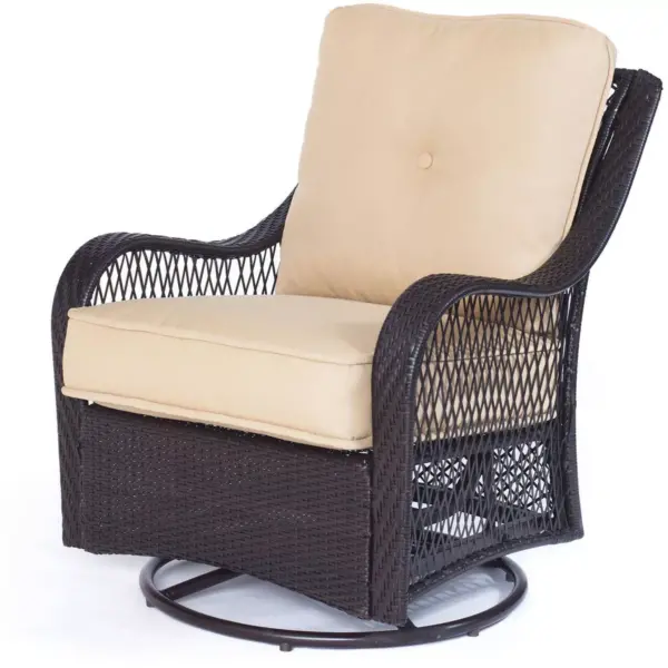 Merritt 3pc Woven Swivel Gliders Seating Set - Cambridge