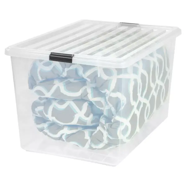 IRIS 132qtPlastic Storage Bin Clear