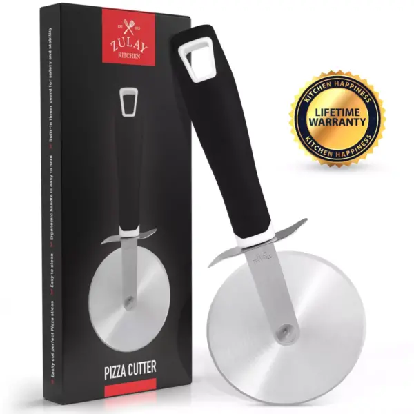 Zulay Kitchen Stainless Steel Pizza Cutter Wheel