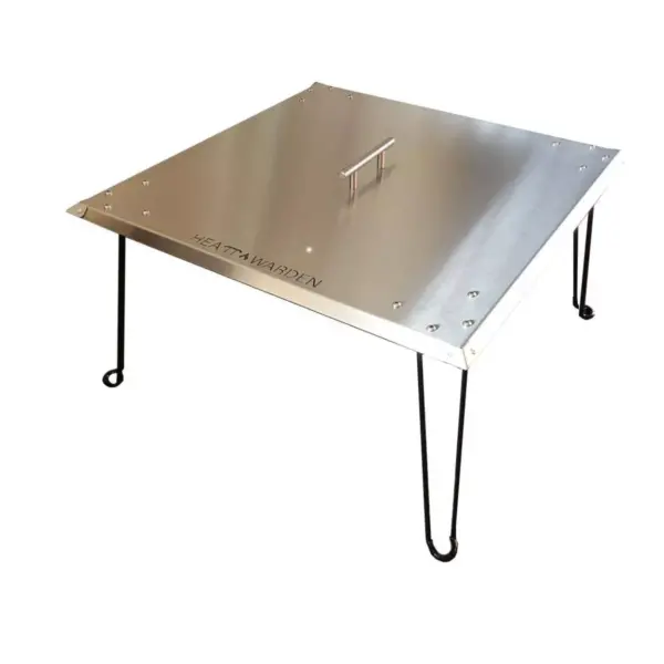 Heatt Warden Fire Pit Heat Deflector Stainless Steel - AZ Patio Heaters