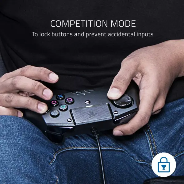 Razer Raion Fightpad for PS4 - 6 face button layout - Mechanical switch buttons