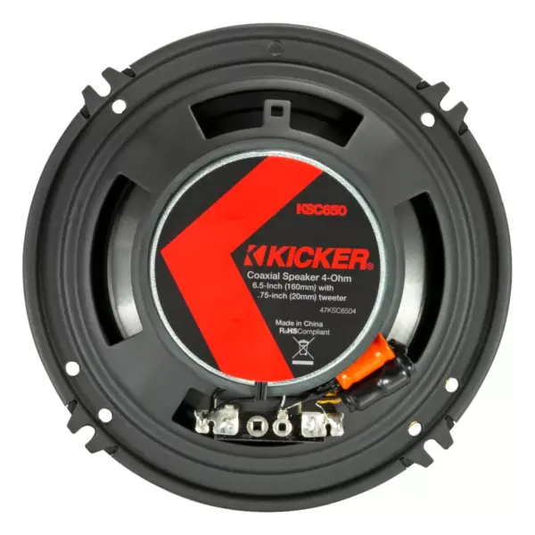 Kicker 47KSC6504 6-1/2" KS-Series 2-Way Coaxial Speakers