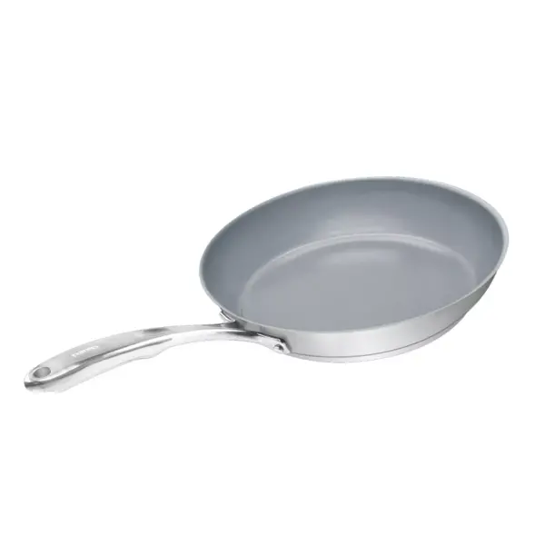 Chantal Induction 21 Steel 10" Stainless Steel with Ceramic Coating Fry Pan