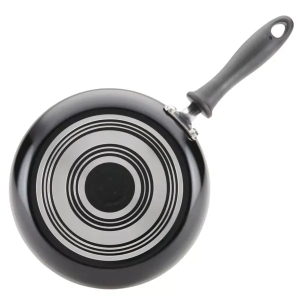 Farberware 3pc Nonstick Aluminum Reliance Covered Sauteuse and Open Skillet Cookware Set Black