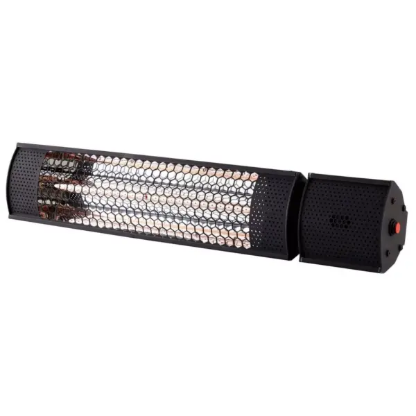 1500W Infrared Electric Patio Heater with Remote Control - Permasteel