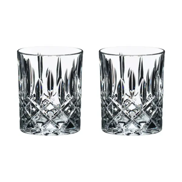 Riedel Spey Collection Crystal Scotch & Bourbon Tumbler Whiskey Glasses (6 Pack)