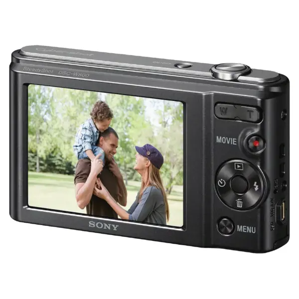 Sony W800/B 20MP Digital Camera with 5X Optical Zoom