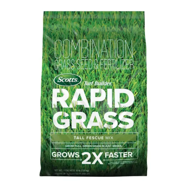 Scotts Turf Builder Rapid Grass Tall Fescue Mix Grass Seeds  - 16lb