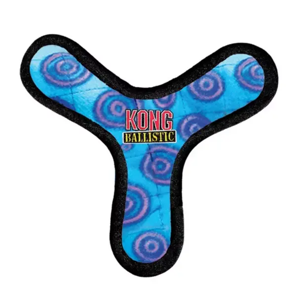 KONG Ballistic Boomerang Dog Toy - Colors May Vary - L