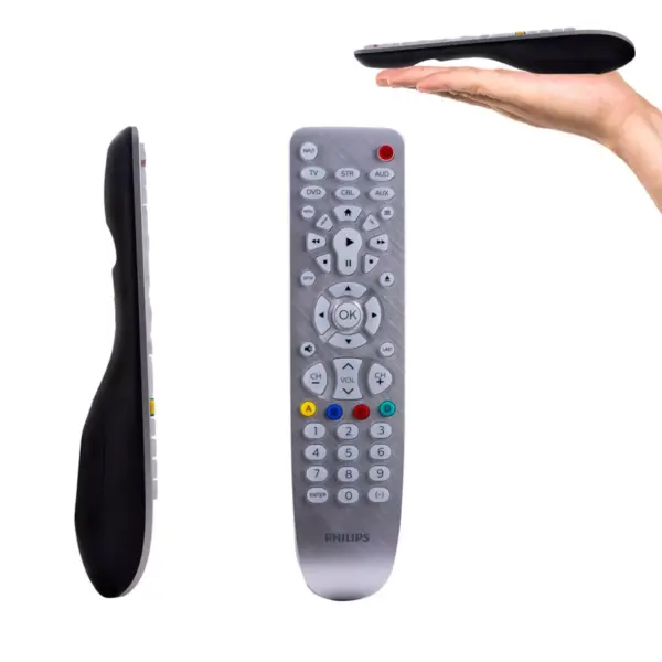 Philips 6 Device Elite Backlit Remote Control - Brushed Silver