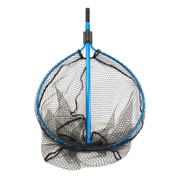 CLAM 15738 Fortis Pike & Catfish Fishing Angling Landing Net with 110 Inch Telescoping Handle, Conservation Focused Design, and Rubberized Coating