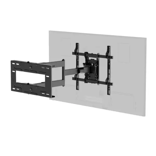 Monoprice Portrait and Landscape 360 Full-Motion Articulating TV Wall Mount for TVs 40in to 75in, Weight Capacity 110 lbs, Extension 3.3in to 31.5in