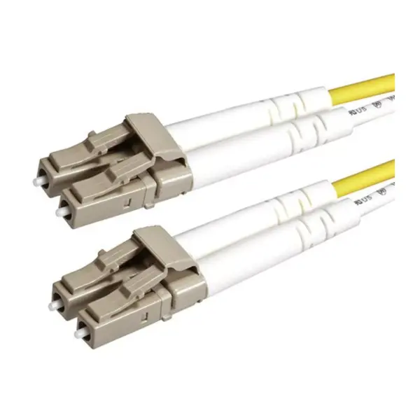 Monoprice Fiber Optic Cable - 3 Meter - Orange | LC to LC, OM2, 50/125 Type, Multi Mode, Duplex