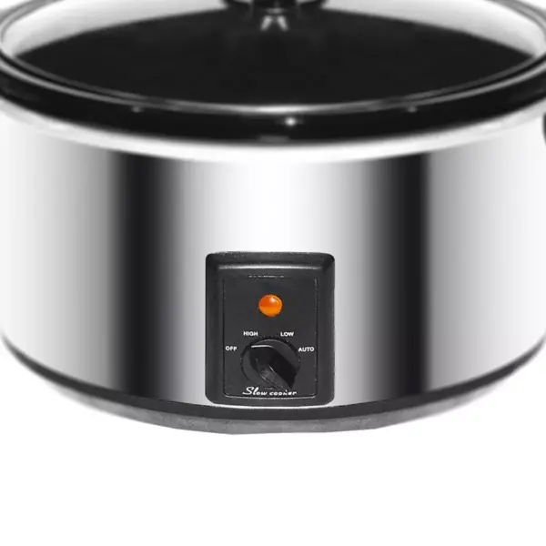 Brentwood 8.0 Quart Slow Cooker Stainless Steel