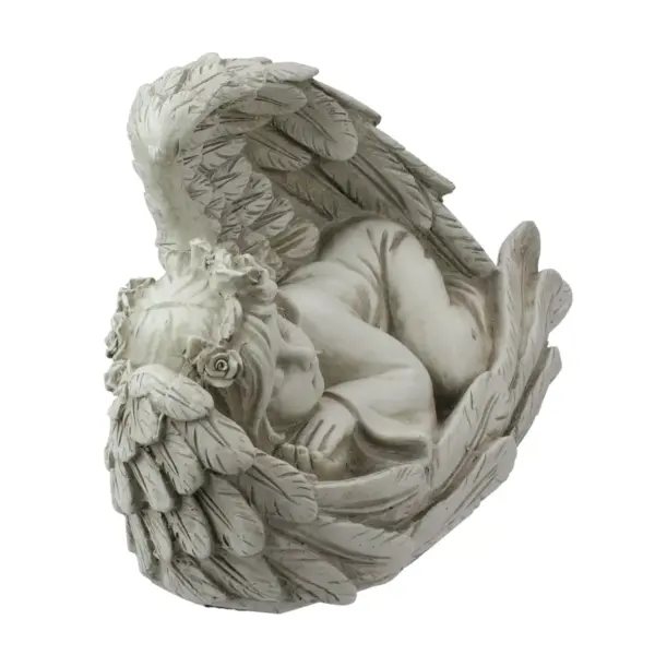 Northlight 16" Sleeping Heavenly Angel Outdoor Garden Statue