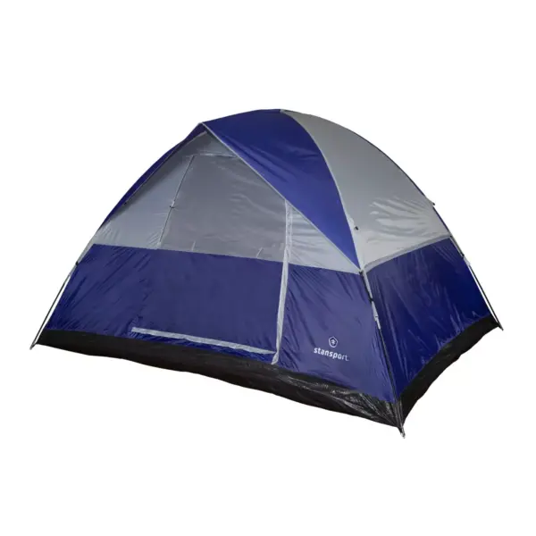 Stansport Teton 6 Person Dome Tent Blue/White