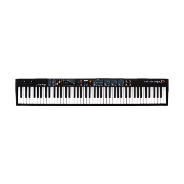 Studiologic Numa Compact 2x Semi-Weighted Keyboard with Aftertouch Black 88 Key