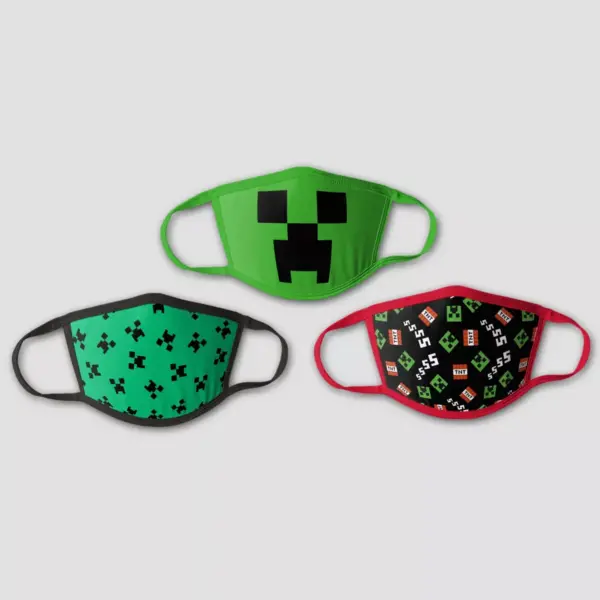 Kids' 3pk Minecraft Mask