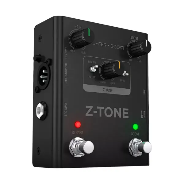 IK Multimedia Z-TONE Buffer Boost Effects Pedal Black