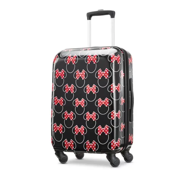 American Tourister 21'' Minnie Mouse Head Red Bow Hardside Spinner Suitcase