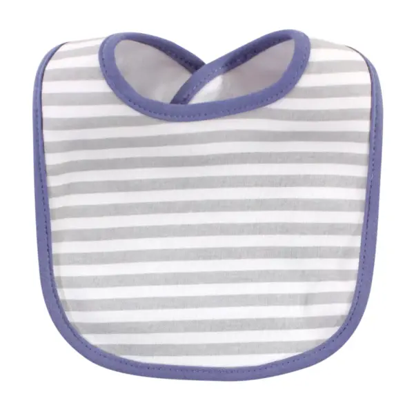 Hudson Baby Infant Boy Cotton Bibs 10pk, Little Mister Handsome, One Size