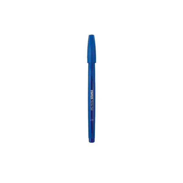 Staples Sonix Gel-Ink Pens Medium Point Blue Dozen (13669-CC) 653351