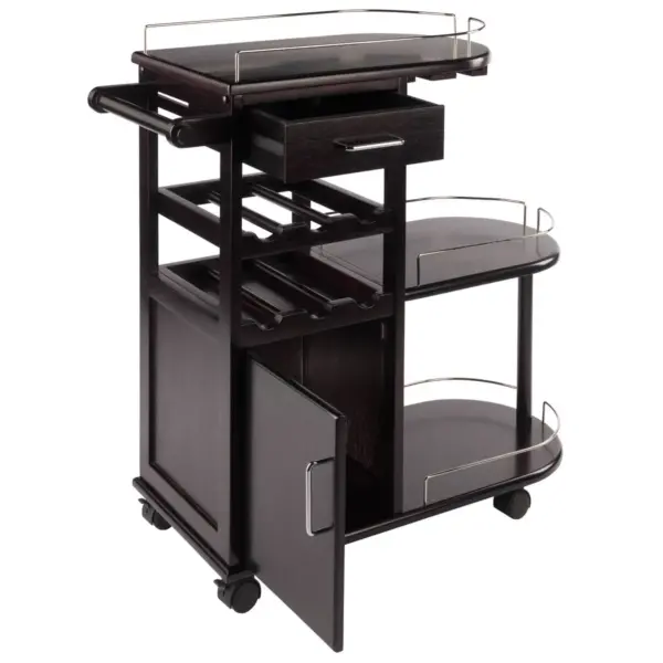 Jimmy Entertainment Cart Dark Espresso - Winsome