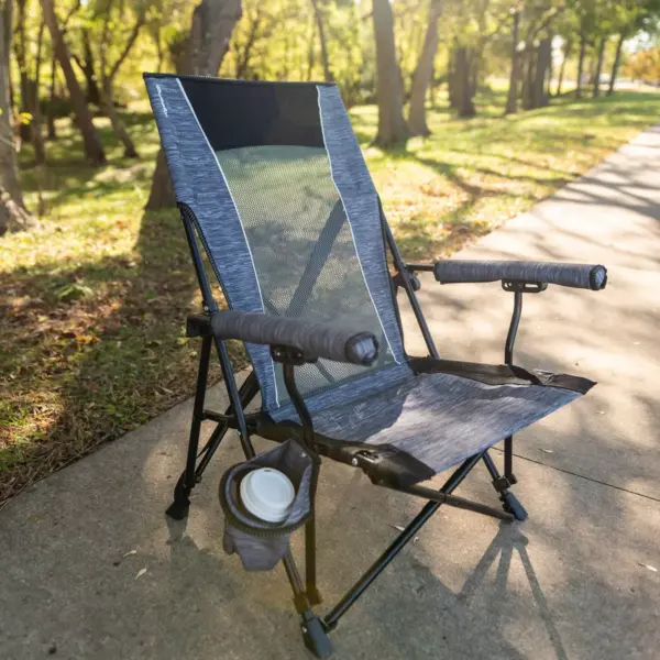 Kijaro Dual Lock Low Profile Hard Arm Chair - Hallett Peak Gray