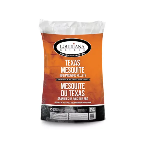 Louisiana Grills 55408 Tangy Tex Mex Maple Texas Mesquite Pellets, 40 Pound