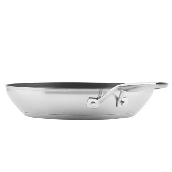 KitchenAid 3-Ply Base Stainless Steel 12" Nonstick Frying Pan