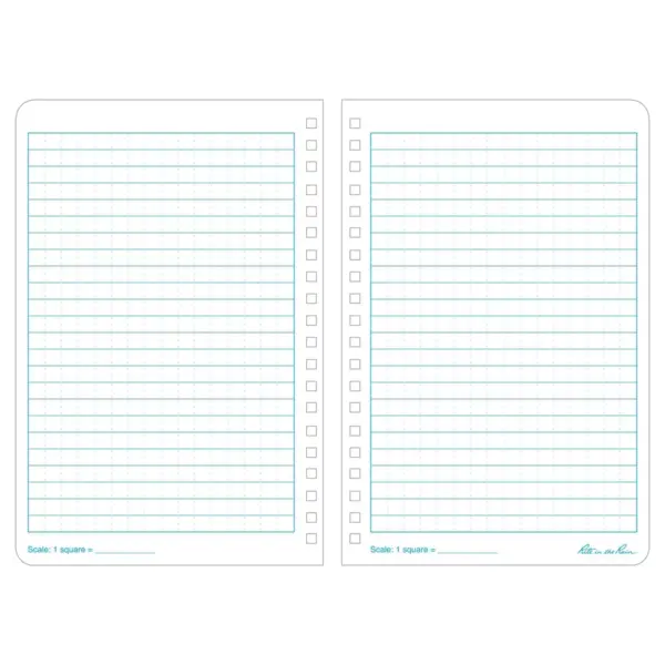 3pk Spiral Notebook 1 Subject Special Ruled 4.875" x 7" Blue - Rite in the Rain