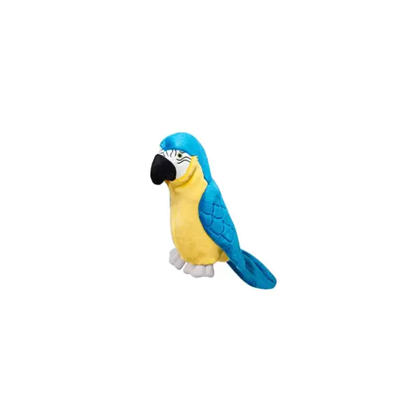 Fluff & Tuff Jimmy the Parrot, Large Plush Dog Toy with Squeaker