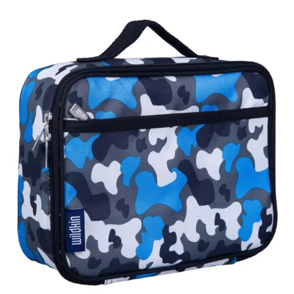 Wildkin Camouflage Lunch Box - Blue