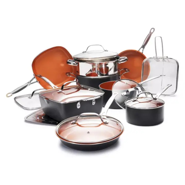 Gotham Steel 15pc Ultimate Cookware Set