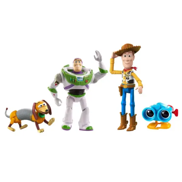 Disney Pixar Toy Story Andy's Toy Chest Retro Figure 4pk